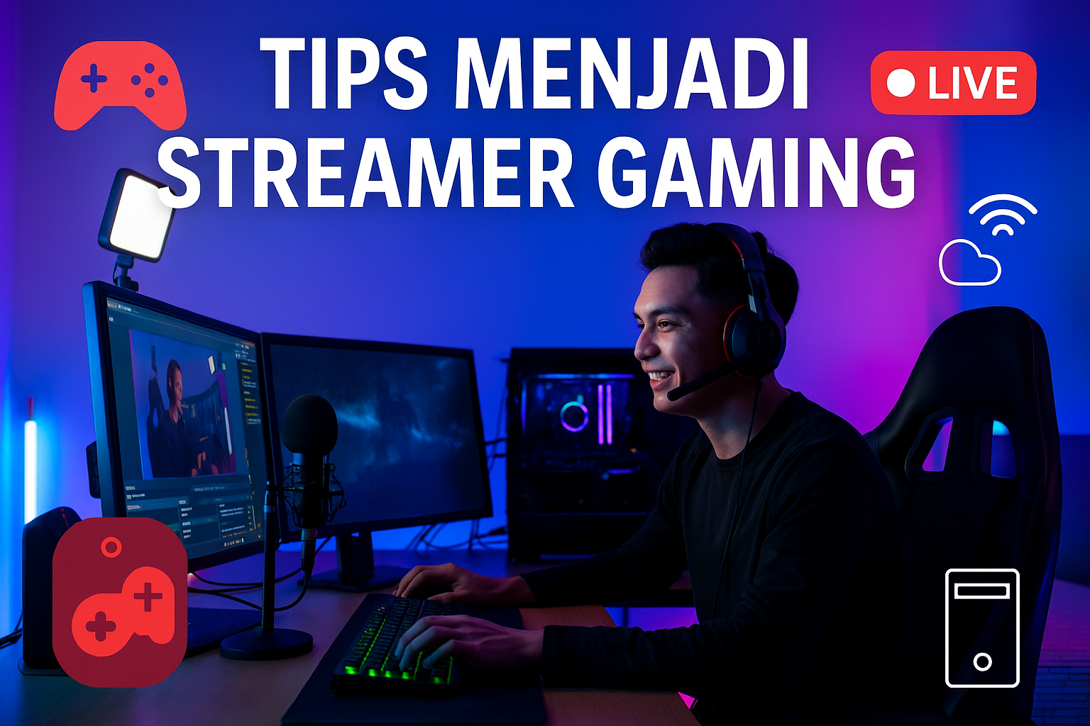 Tips Menjadi Streamer Gaming: Mulai dari Merakit PC Hingga Siap Siaran